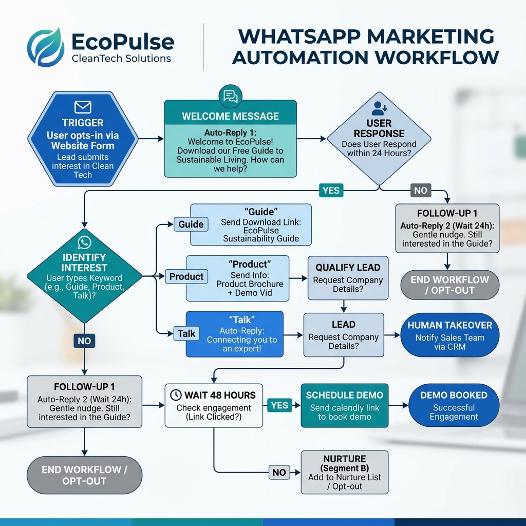 WhatsApp Marketing Automation Flow